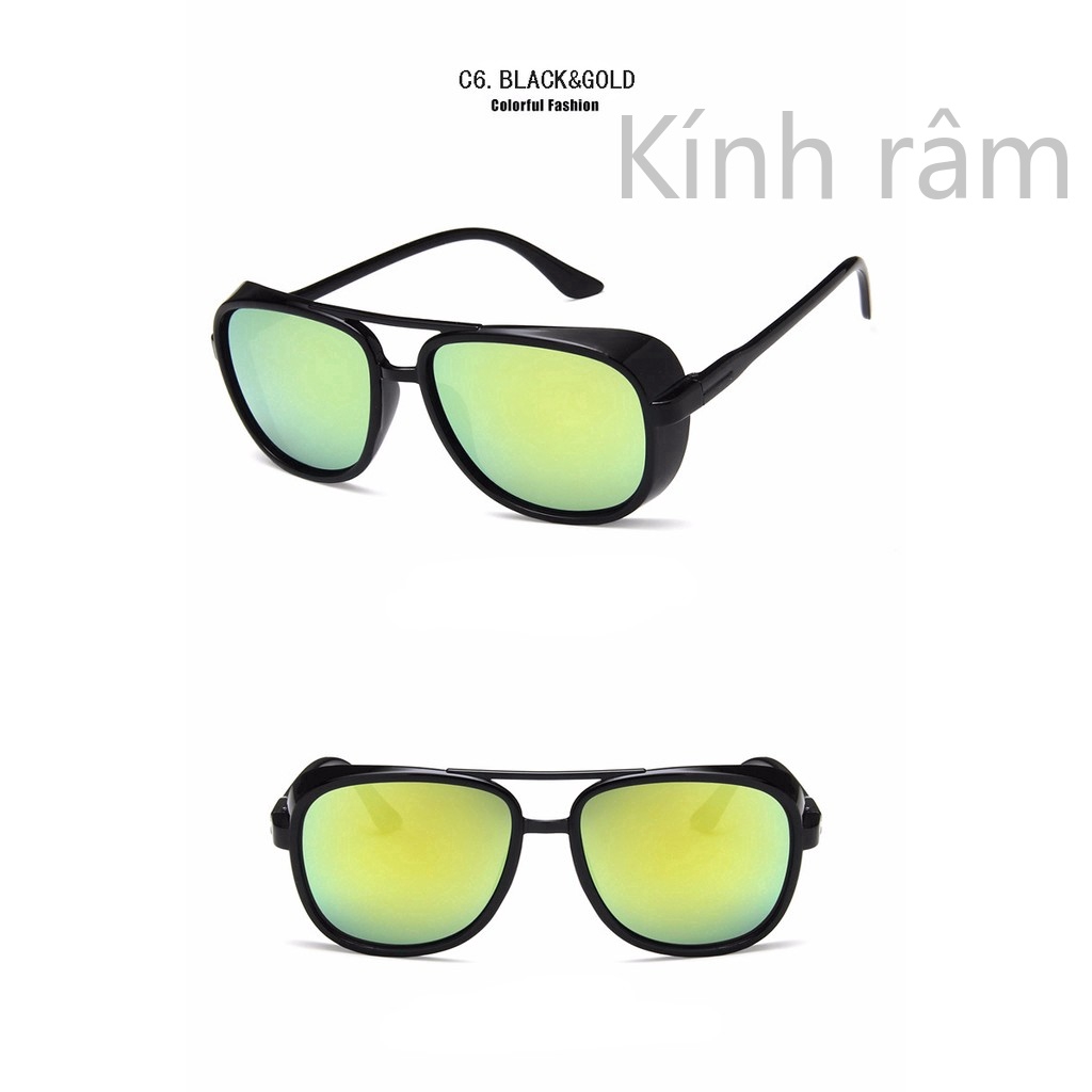 Kính mát gọng sắt phong cách cổ điển cho nam