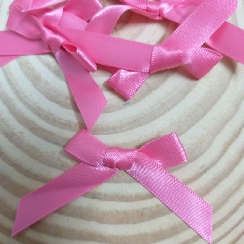 Nơ  lụa trang trí , size 1cm