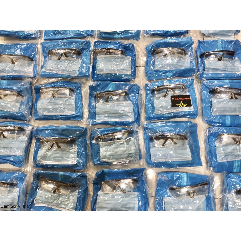 Bộ quần áo bảo hộ y tế , bộ phòng dịch 7 món cao cấp