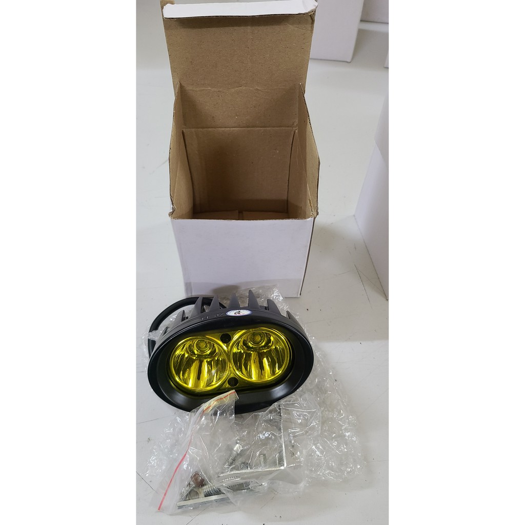 Đèn LED trợ sáng 2 bóng mắt mèo AUTO 12V và 24V , giá 1 cái , xả hàng tồn
