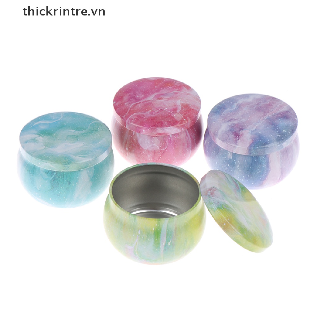 Hộp Thiếc Mini Đựng Nến Trang Sức Đa Năng Tiện Dụng