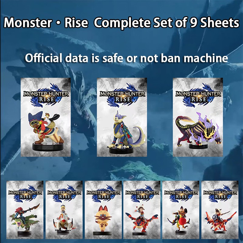 Set 9 Thẻ Bài Trò Chơi Monster Hunter Thú Vị