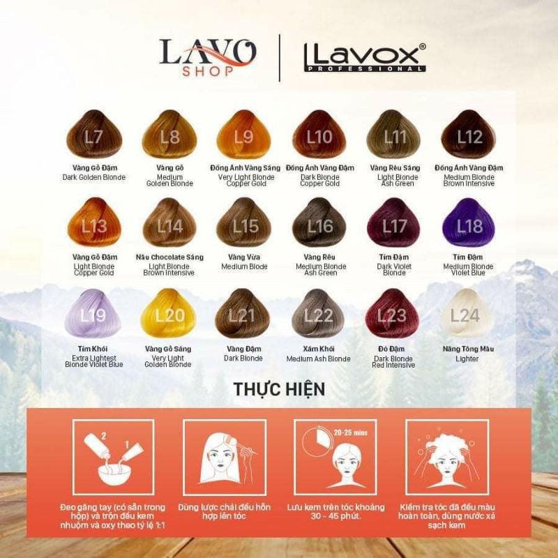 Nhuộm Lavox thời trang phủ bạc YOUTH &amp; COLORFREESHIP năng động trẻ trung lên màu chuẩn đẹp hợp thời trang, giữ màu lâu