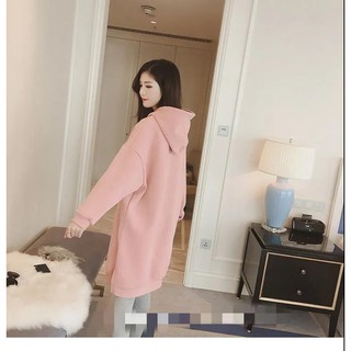 Váy Hoodie Cổ Khóa Basic Chất Đẹp