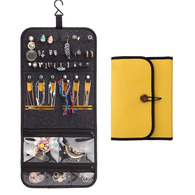 Túi Đựng Trang Sức Hai Mặt Tiện Dụng Khi Đi Du Lịch