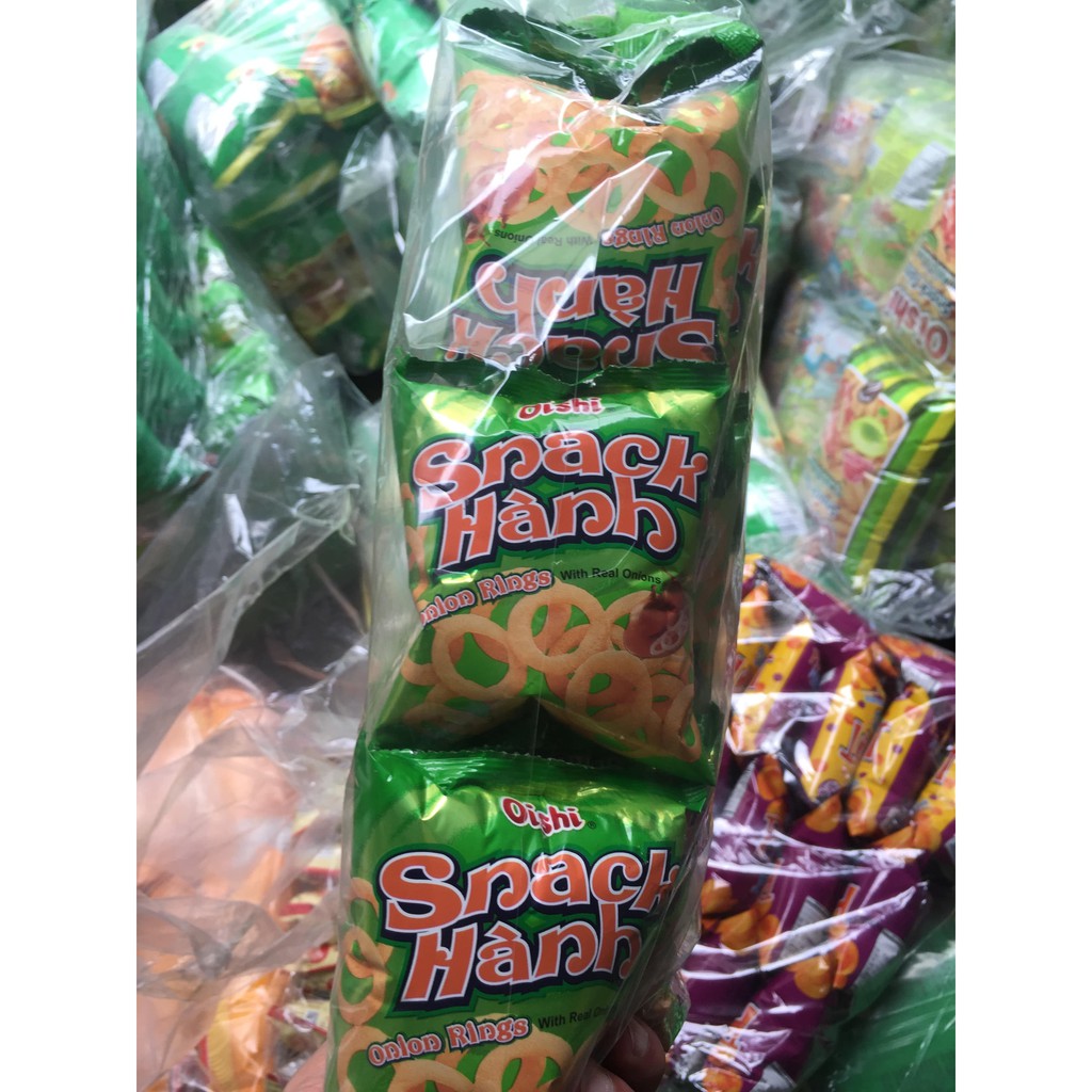 Bim bim Oishi snack hành (bịch 20 gói 8g)