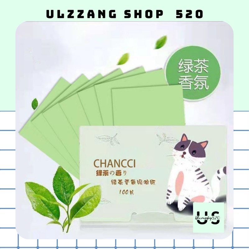 Giấy thấm dầu làm sạch dầu nhờn và bụi bẩn 100 tờ Ulzzangshop520