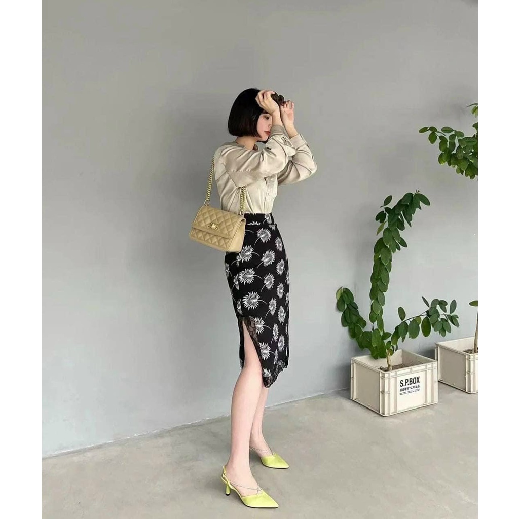Túi Đeo Chéo CN.K F1 khóa mới size 24 da hạt Nobox/Túi xách nữ CN.K F1 dòng thời trang size 24 Nobox
