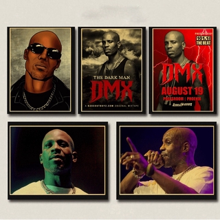Vintage poster DMX Earl Simmons Art Print Wall retro Poster hip-hop music poster