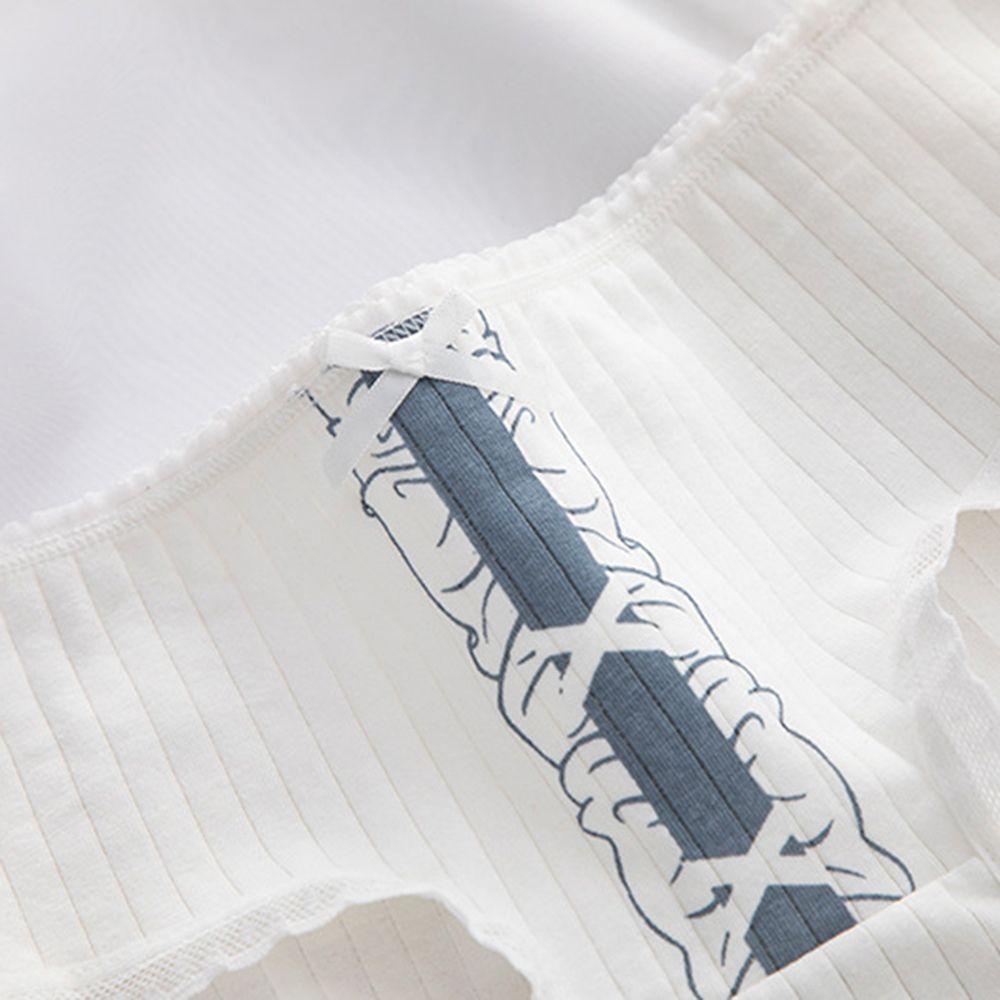 Quần Lót Cotton Thoáng Khí Họa Tiết Hoa Và Dâu Tây Gợi Cảm Cho Nữ