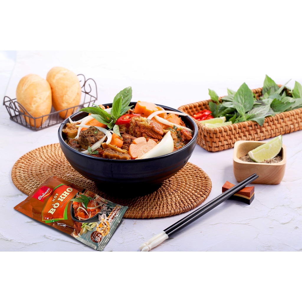 Date mới nhất - Cholimex Xốt Bò kho xốt vang / Bún bò gói 90g