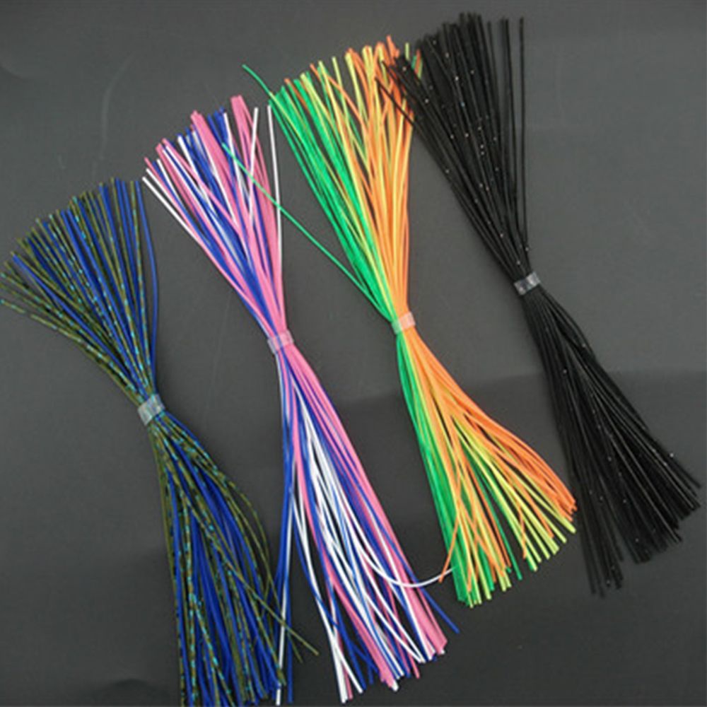 Set 50 Mồi Câu Cá Giả Hình Con Mực Bằng Silicon Mềm