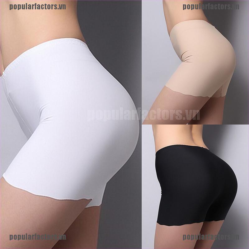 Quần Short An Toàn Màu Trơn Không Đường May free size Thời Trang Cho Nữ