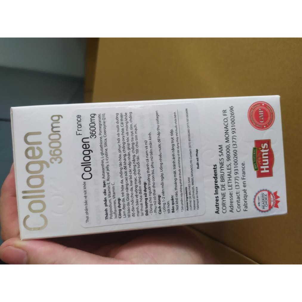 Viên uống Collagen France  làm đẹp da nám da ,vàng da chống chống lão hóa, mịn và sáng da