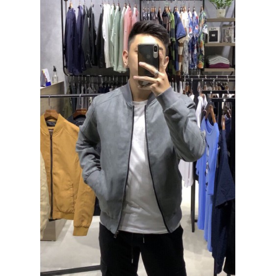 [XẢ KHO] - Áo khoác bomber Nam Da Lộn Mềm Chống Nước cao cấp Made in Vietnam | BigBuy360 - bigbuy360.vn