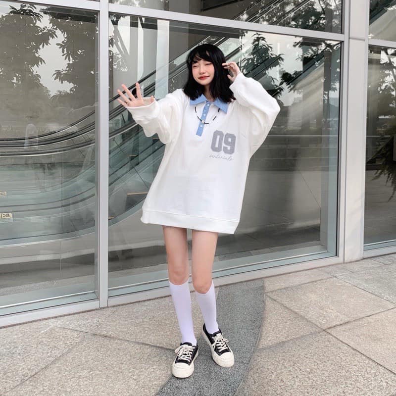 ÁO POLO NỮ 09 DÀI TAY, CỔ SƠ MI
