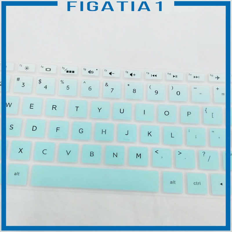 Vỏ da bàn phím silicon xinh xắn cho máy tính xách tay BF 15,6 '', Xanh lam