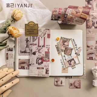 Dải nhãn dán sticker retro Tả Bí Lù Store