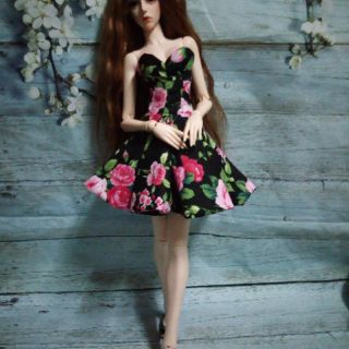 Đầm bjd 1/3 kèm giầy