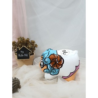 Heo đất handmade - bạch dương chibi
