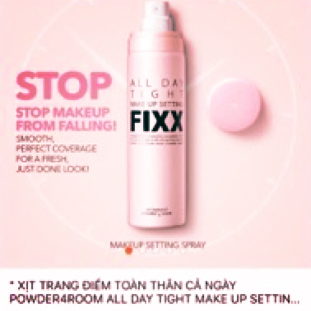 Xịt khoáng dưỡng da khoá make up FIX chính hãng
