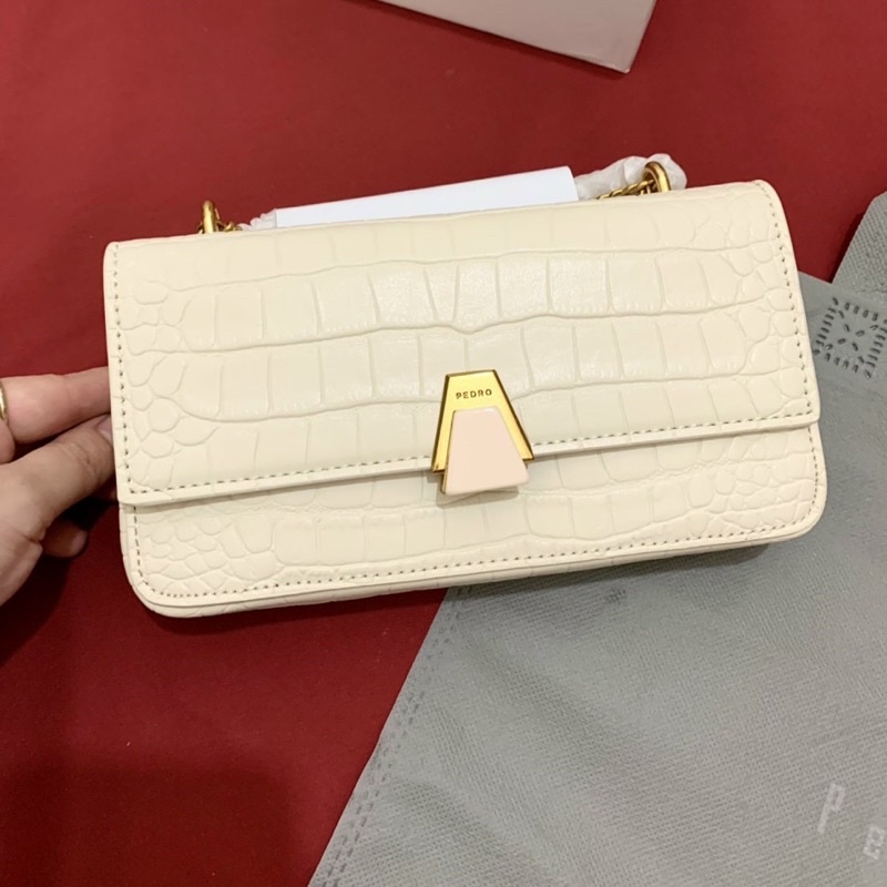 Túi P.D.R.O da rắn Mã 009 size 18cm khoá đá mới ko hộp