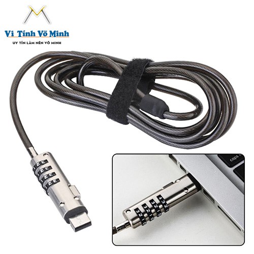 Khoá Laptop Cổng USB (dùng tất cả dòng laptop hiện nay)
