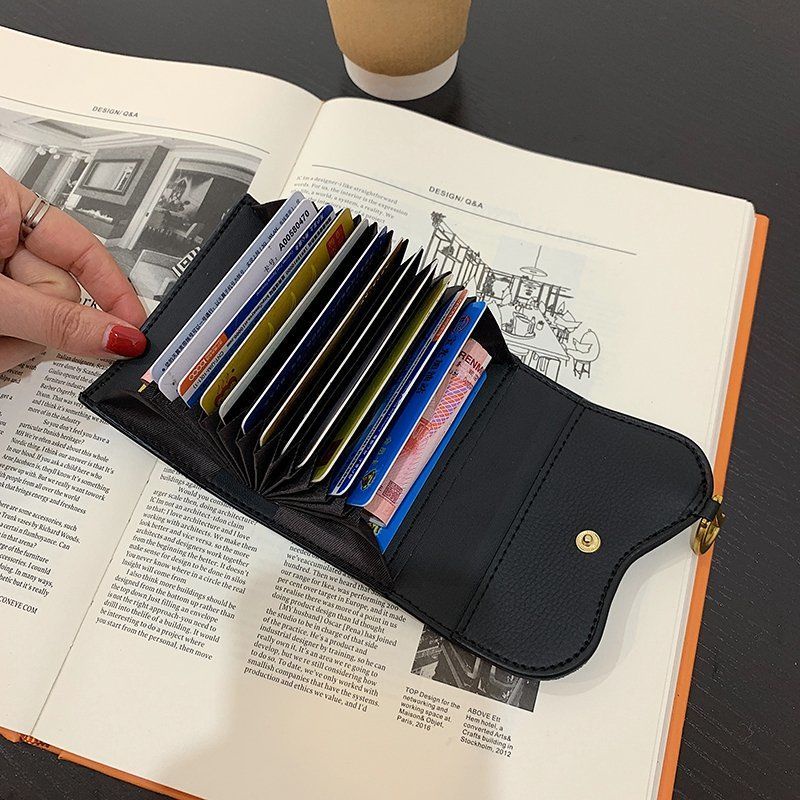 Ví Đựng Tiền Xu Nhỏ Xinh Phối Màu Tương Phản Thời Trang Retro 2022 Cho Nữ