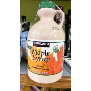 Siro lá phong hữu cơ Kirkland chai 1 lít