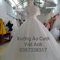 Váy cưới tùng vi tính