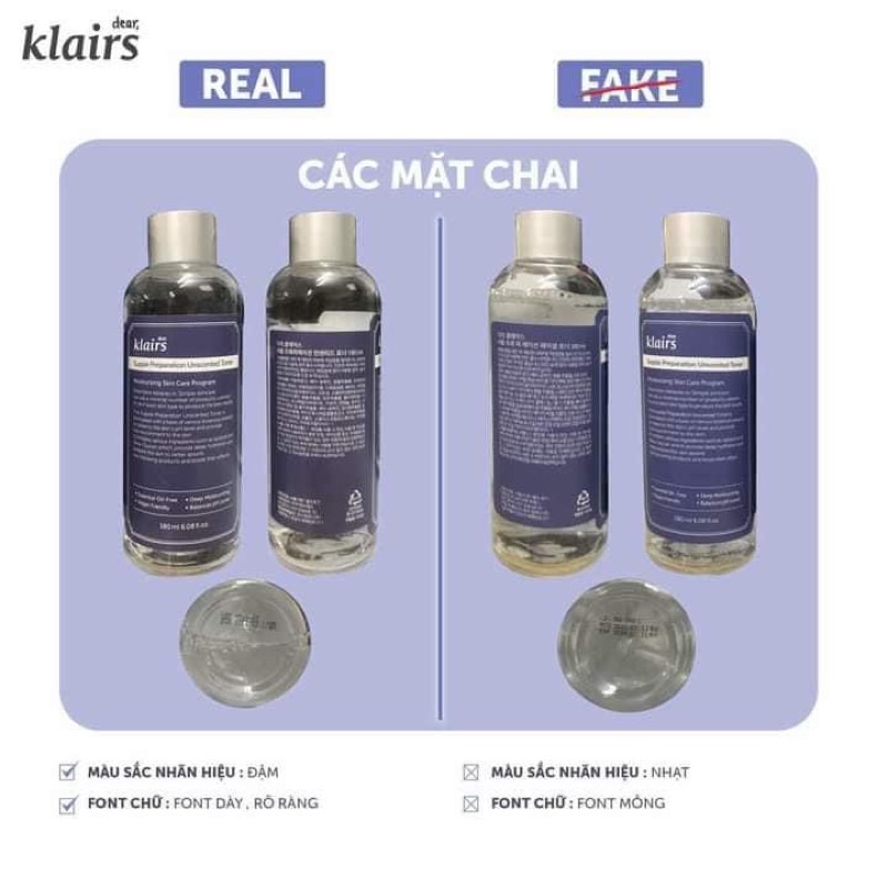 Nước Hoa Hồng Dear Klairs Supple Preparation Facial Toner 180ml [Chính Hãng]