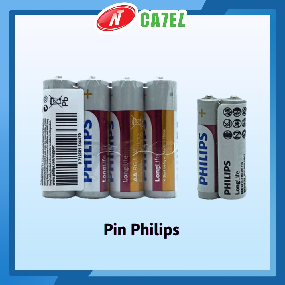 Pin than AA/AAA Philips chính hãng NT CATEL