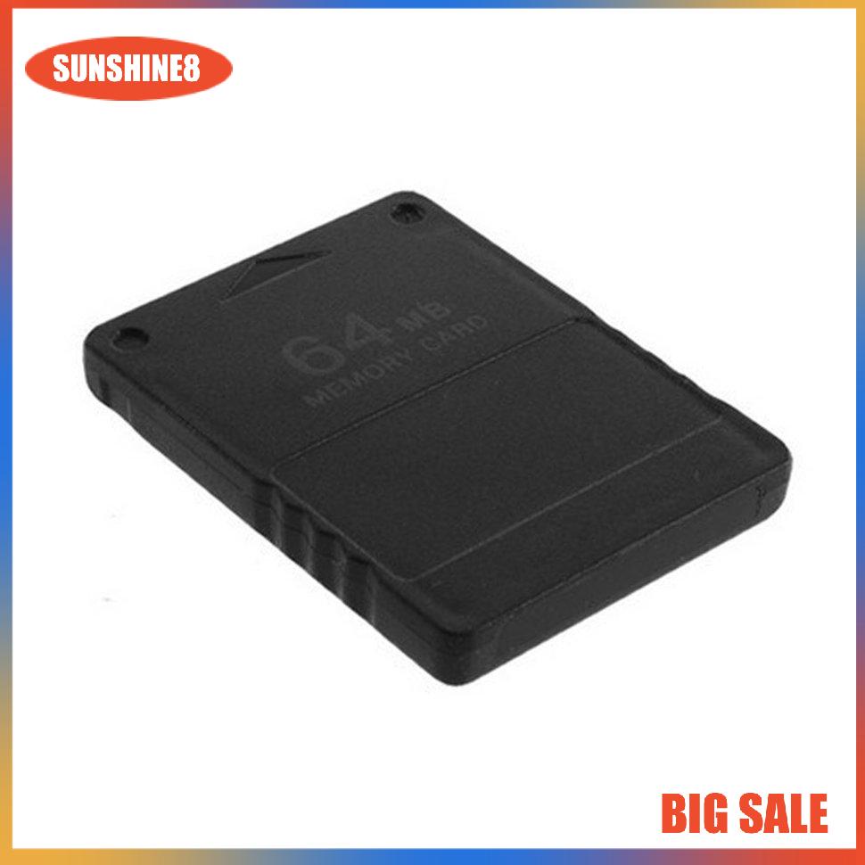 【SUN】High Speed Memory Card Save Game Data Stick Module Card for PS2 Black