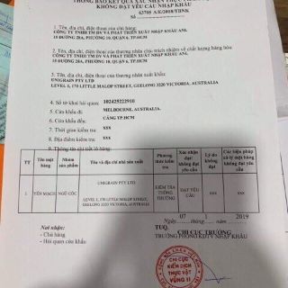 Yến mạch Úc tươi