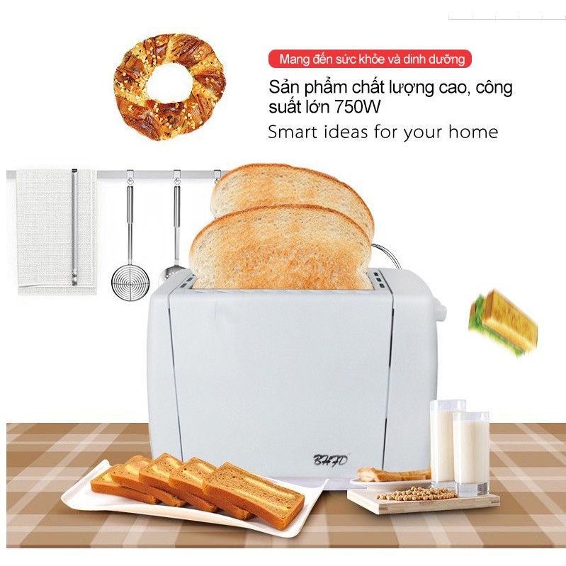 Nướng bánh mì thế này mới giàu dinh dưỡng nhất! 2 SLICE TOASTER