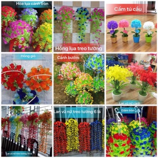Hoa giấy lụa sale