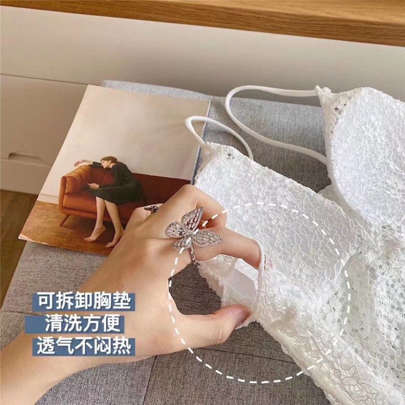 Áo bra ren 066 chun lưng sau không gọng đệm mỏng free size sexy gợi cảm | BigBuy360 - bigbuy360.vn