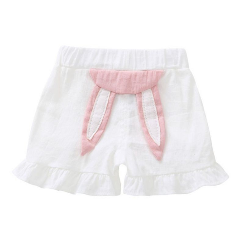 Quần short bằng cotton in họa tiết mùa hè cho bé