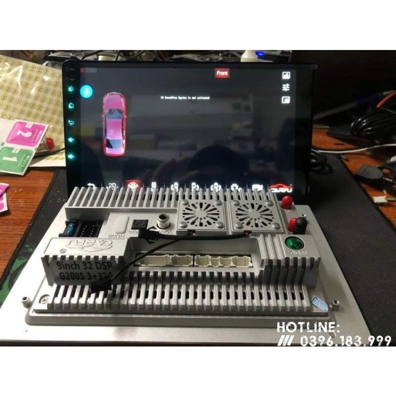 Màn hình Android Carfu G200/G200S Ram 3gb/4gb/32gb/64gb Liền cam 360 chip 8x 7862 cắm sim 5G siêu khủng ver 2022