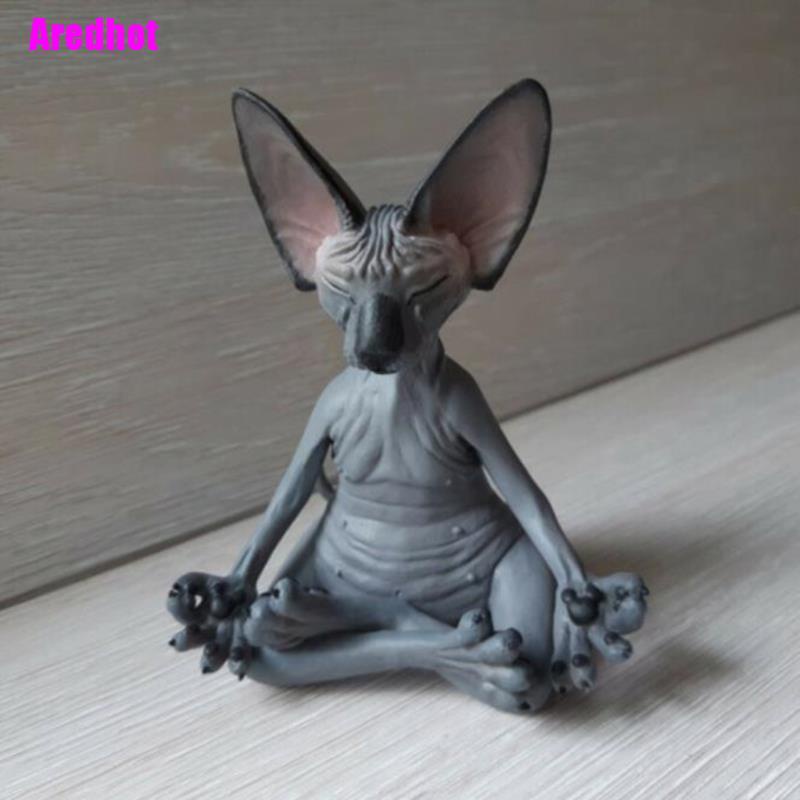 Mô Hình Chú Mèo Làm Thủ Công Độc Đáo Trang Trí Nhà Cửa