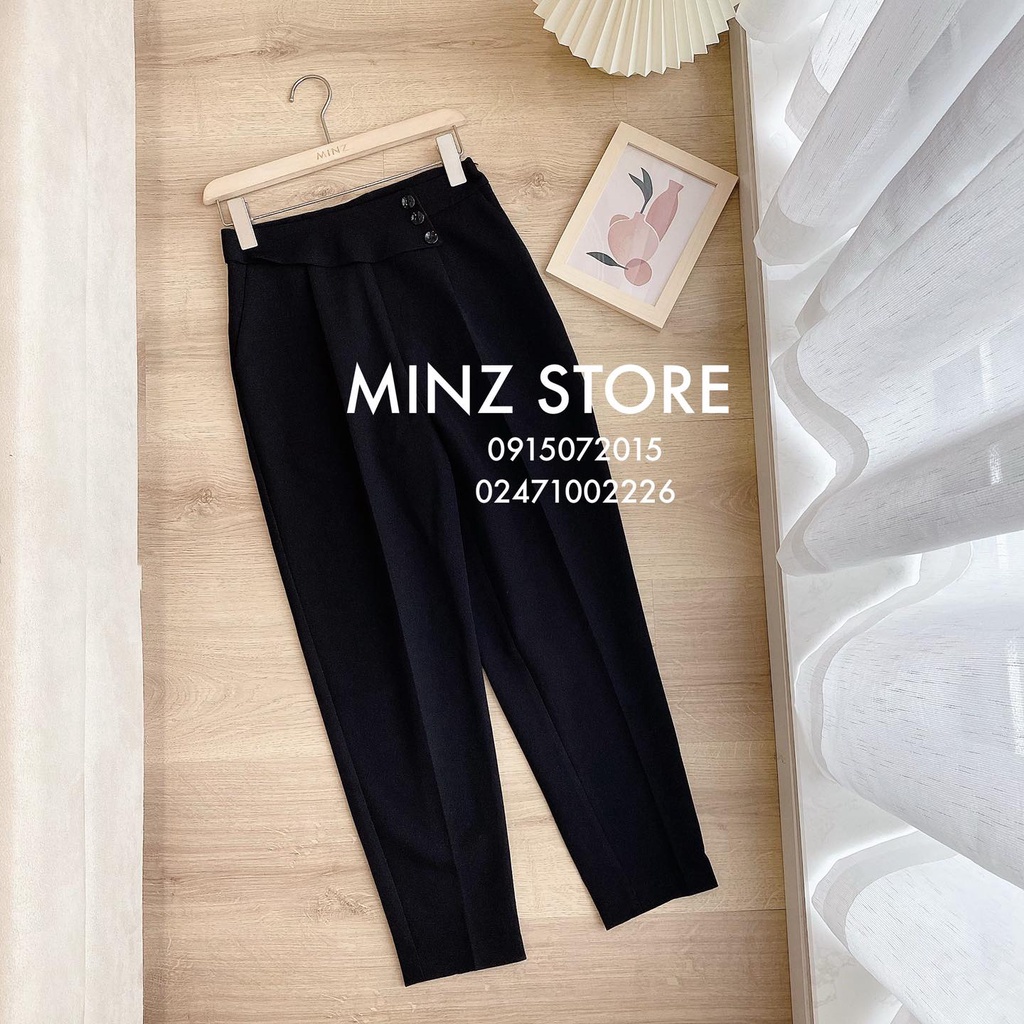 Quần baggy cạp 3 khuy lệch