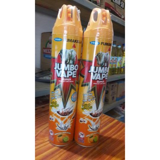 Combo 2 Chai - Bình Xịt Muỗi Jumbo Vape FIK Hương Cam Chanh Chai 600ml