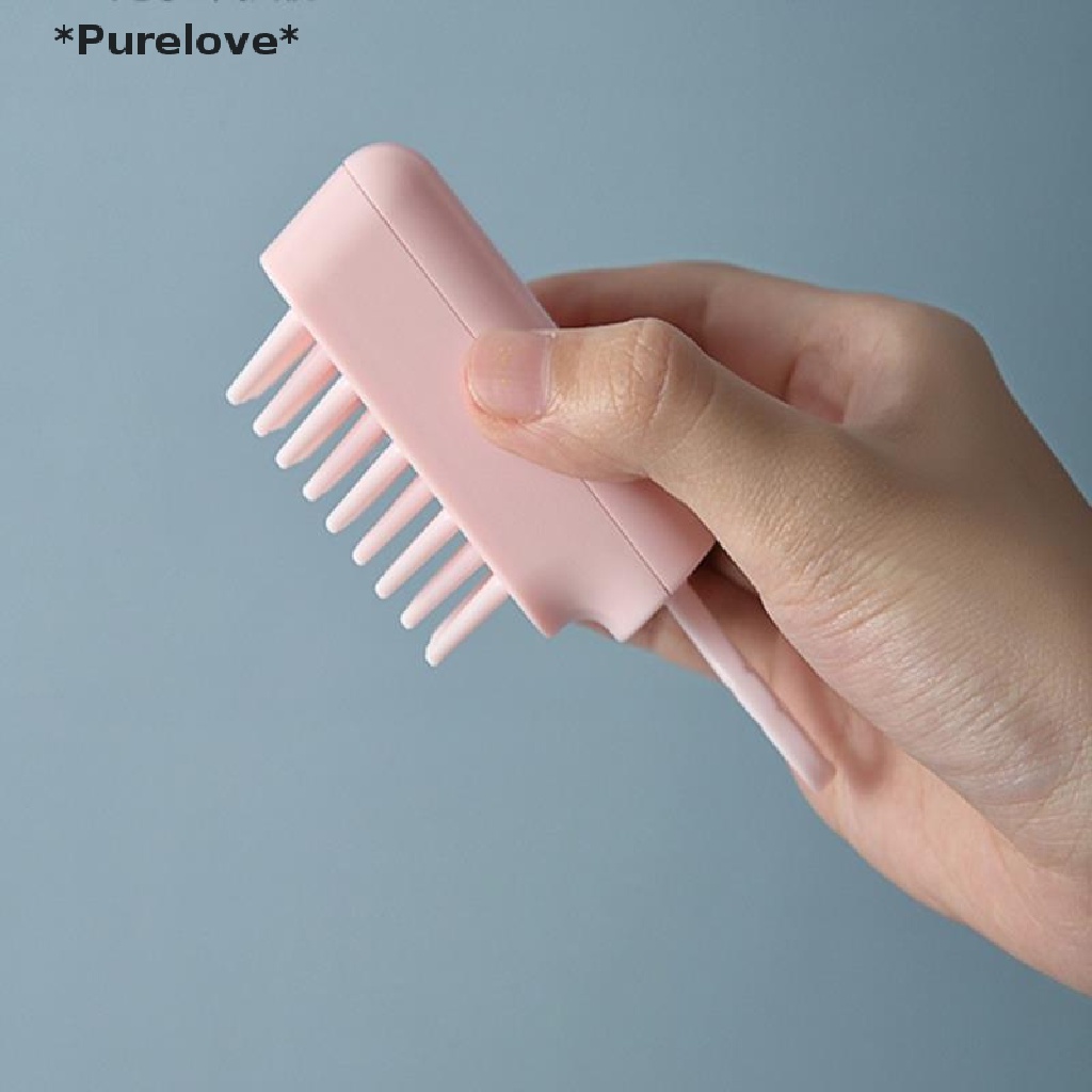 Lược Silicone Mát Xa Da Đầu Tiện Dụng Khi Tắm