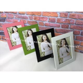 ( CHẤT LƯỢNG ĐẢM BẢO ĐẸP- TỐT) Combo 6 khung ảnh để bàn và treo tường 10x15