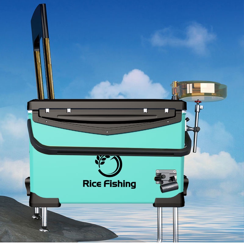 Thùng Câu Đài Rice Fishing Đa Năng Thể Tích 29L giữ nhiệt cực tốt, giải quyết mọi địa hình khi đi câu cá KK-41