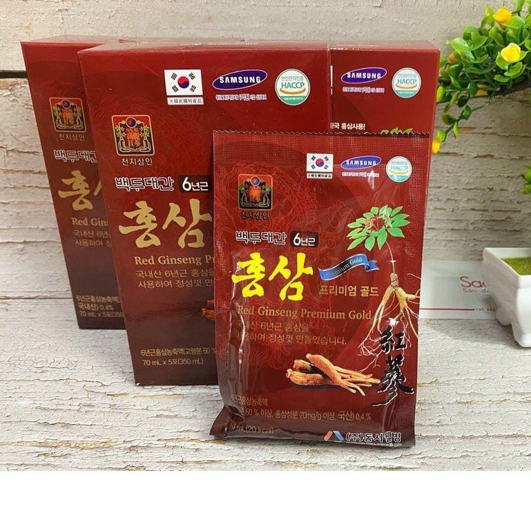 Hồng Sâm Nước Red Ginseng Premium Gold Hàn Quốc
