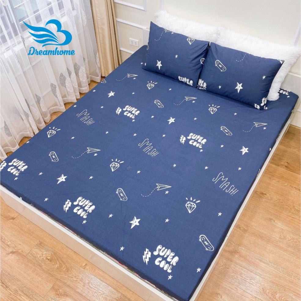 Ga Chống Thấm Cotton 100% Violet Cao Cấp, Drap Chống Thấm Cho Bé Đủ Size Giường