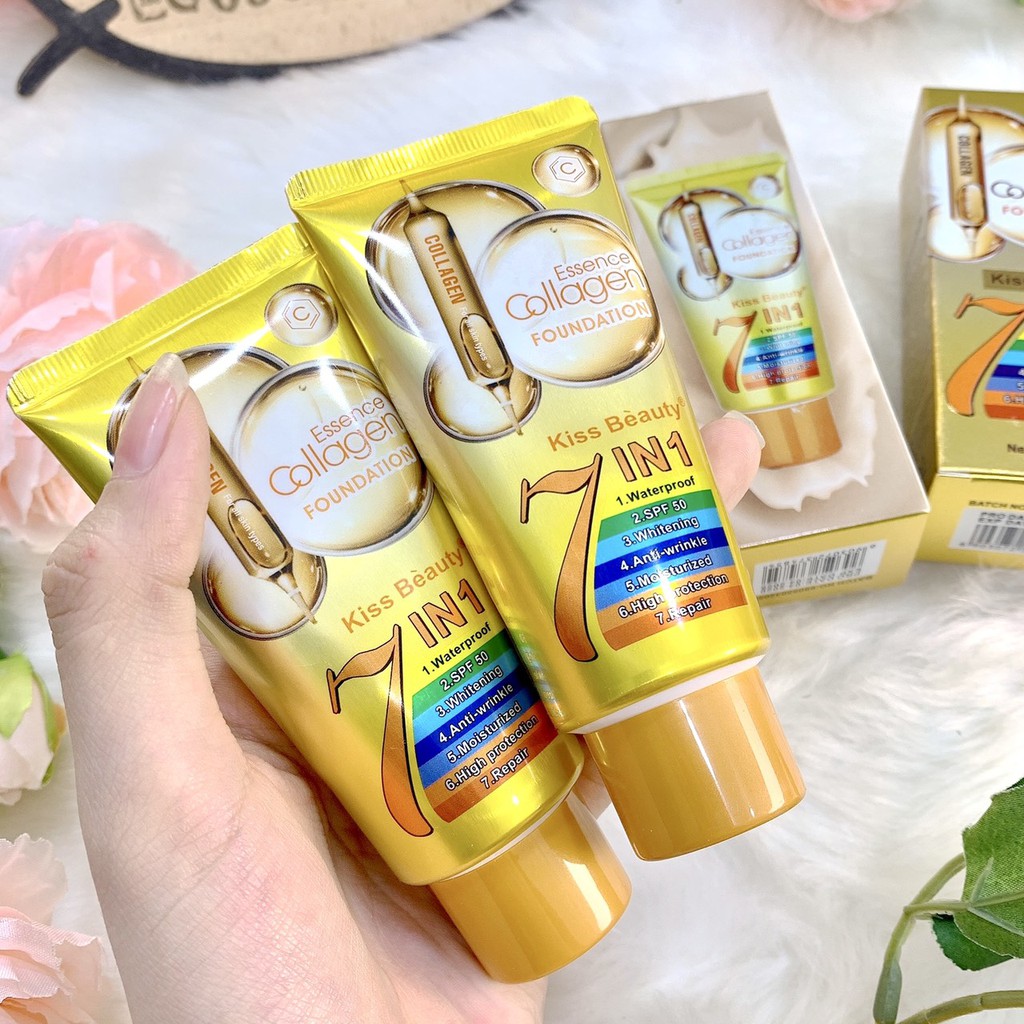 Kem nền chống nắng dưỡng da colagen 7 trong 1 của Kissbeauty S2 | BigBuy360 - bigbuy360.vn