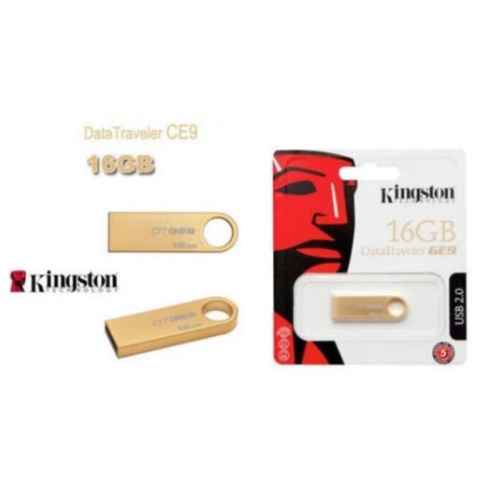 Usb Mini Kingston 16G - USb Móc Chìa Khóa Nhỏ Gọn Tiện Lợi - Vỏ Kim Loại Chống Nước - Chống Va Đập(bảo hành 12 tháng)