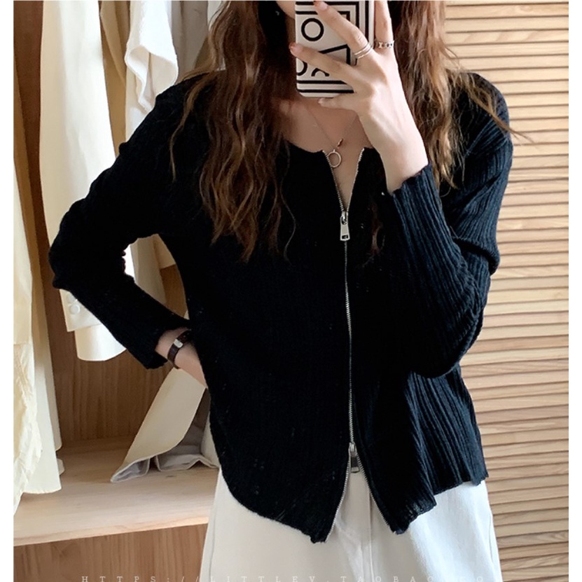 Áo khoác cardigan dệt kim phong cách Hàn Quốc 3 màu lựa chọn cho nữ | BigBuy360 - bigbuy360.vn